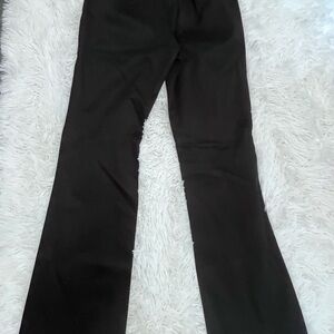 Parameter Black Dress Pants Boot Cut Low Rise